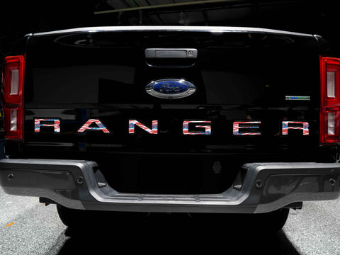 Ford Ranger Vinyl Inlay Tailgate  Letters | Camo Patterns | '19-'23