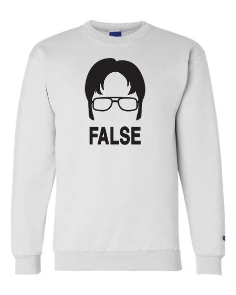 False Dwight Schrute The Office Crewneck Sweatshirt